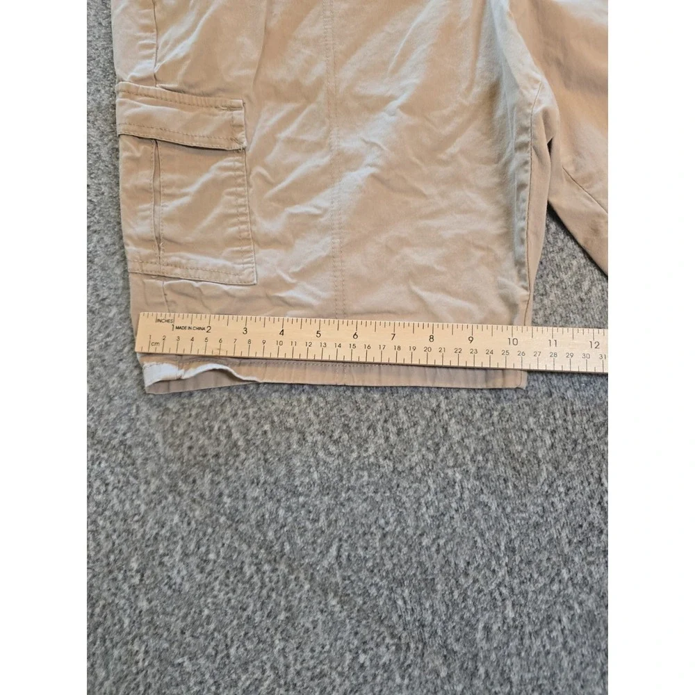 Lee Midrise Fit Womens Khaki Shorts Size 16 Medium